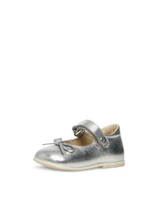 Girls' Metallic Leather Ballet Flats - Baby by NATURINO