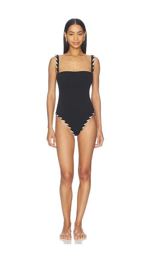 Nau Bikinis Contour One Piece in Black by NAU BIKINIS