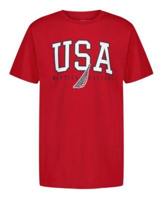 Big Boys USA Short Sleeve T-Shirt by NAUTICA