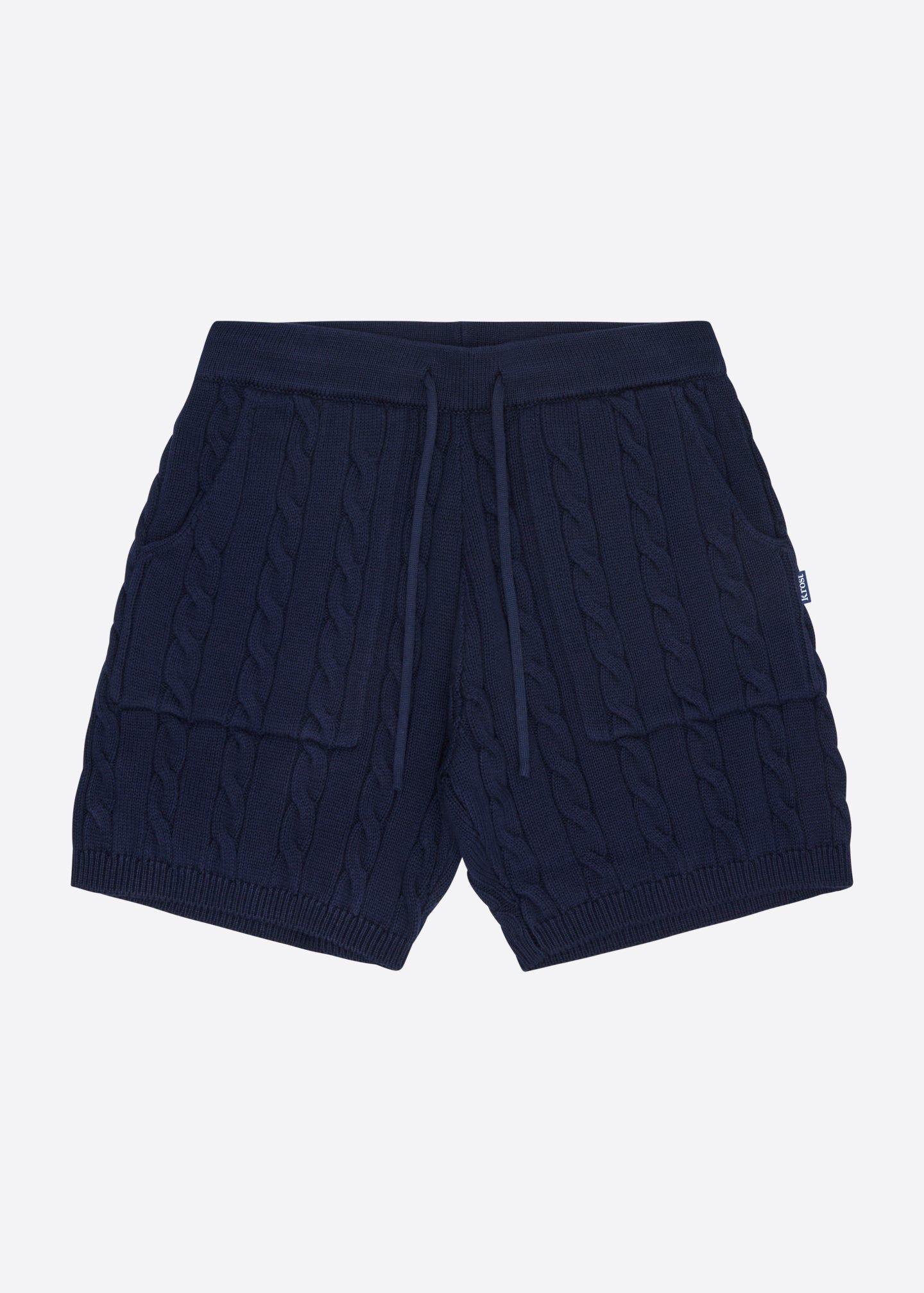 Krost x Nautica Cableknit Shorts by NAUTICA