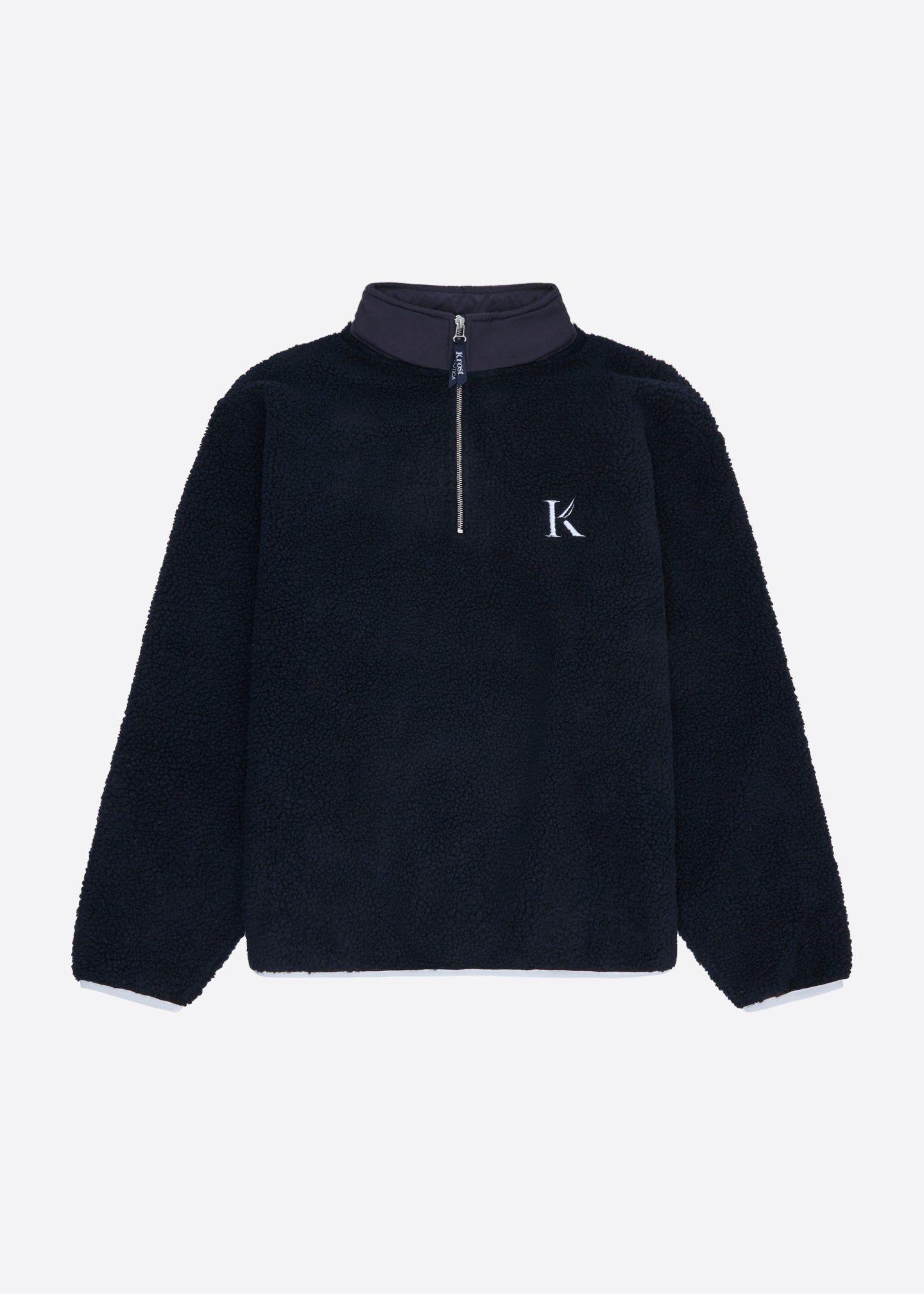Krost x Nautica Sherpa Quarter Zip Top by NAUTICA