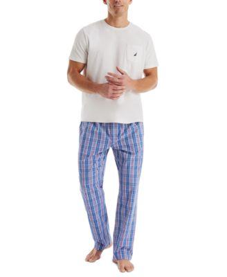 Men's Plaid Poplin Sleep Pants by NAUTICA