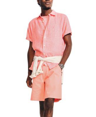 Men's Short-Sleeve Linen Shirt by NAUTICA