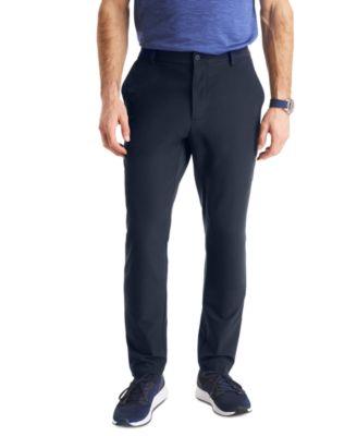 Men's Signature Slim-Fit Flat-Front Performance Pants by NAUTICA