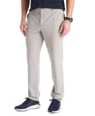 Men's Signature Slim-Fit Flat-Front Performance Pants by NAUTICA