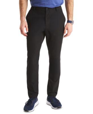 Men's Signature Slim-Fit Flat-Front Performance Pants by NAUTICA