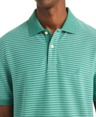 Men's Striped Classic-Fit Deck Polo Shirt by NAUTICA