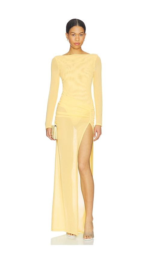 NBD Amalya Maxi Dress in Lemon by NBD