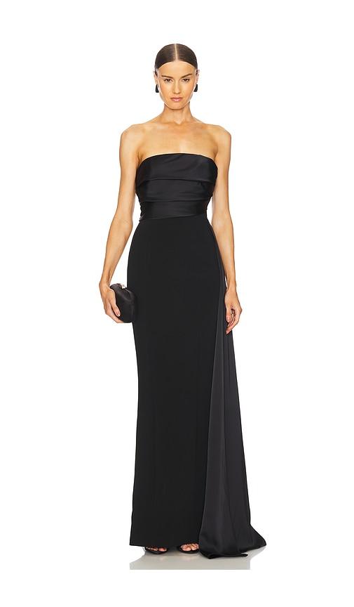 NBD Amira Gown in Black by NBD