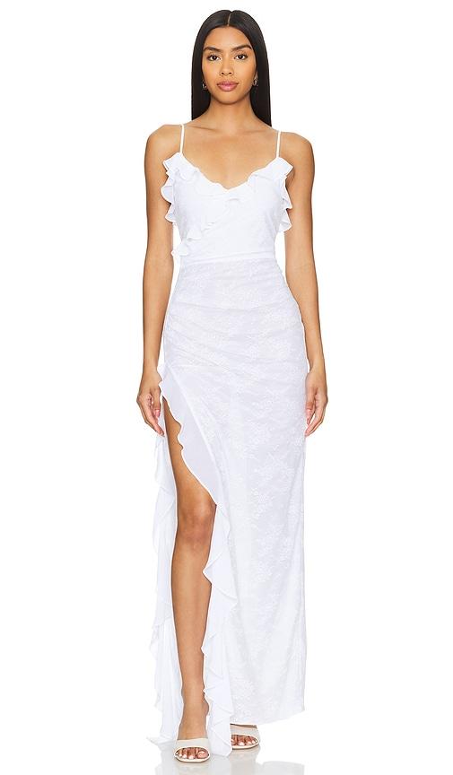 NBD Anila Maxi Dress in White by NBD