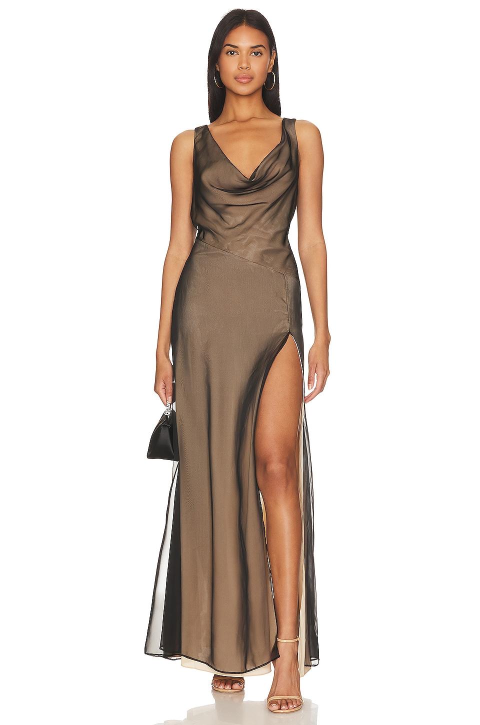 NBD Calla Gown in Black by NBD