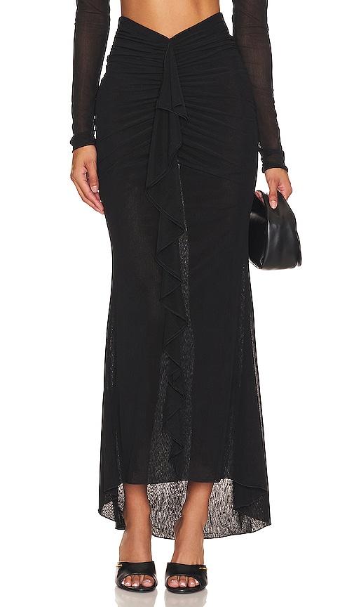 NBD Deepa Maxi Skirt in Black by NBD