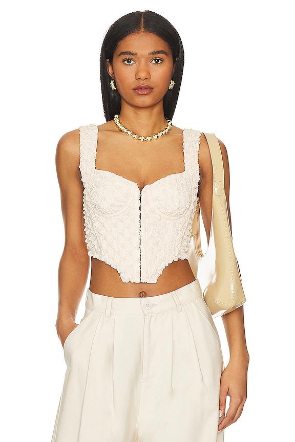NBD Donnie Bustier in Cream by NBD