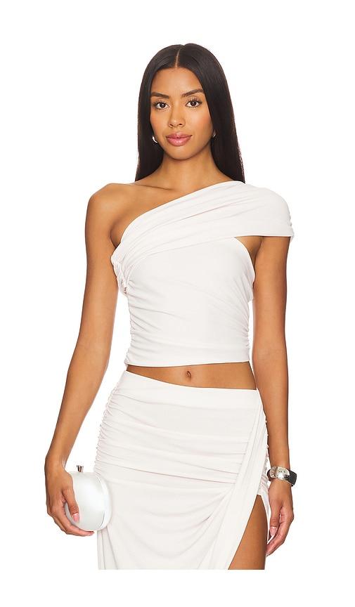 NBD Enica Top in White by NBD