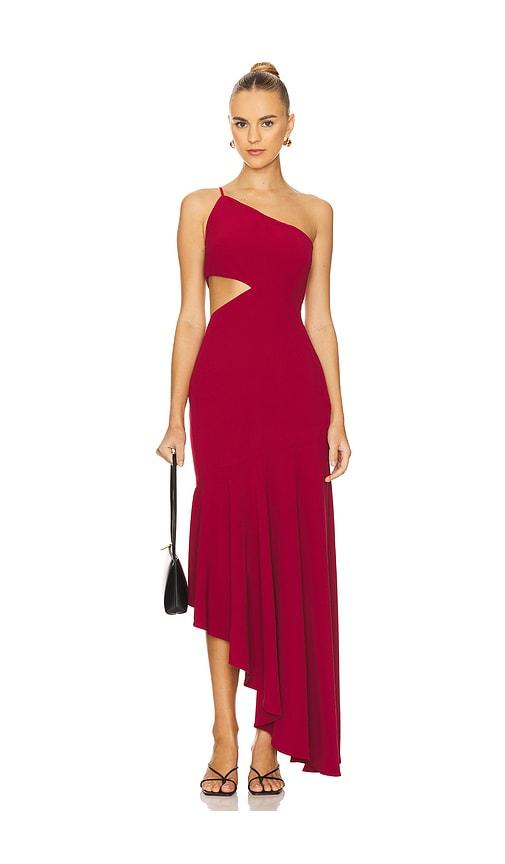 NBD Lucinda Dress in Burgundy by NBD