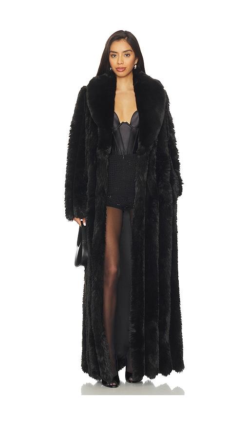 NBD Nadia Long Coat in Black by NBD
