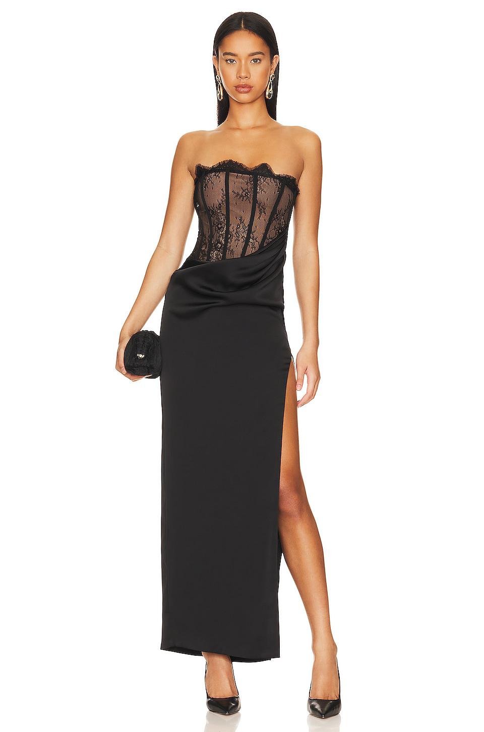 NBD Nalani Maxi Dress in Black by NBD