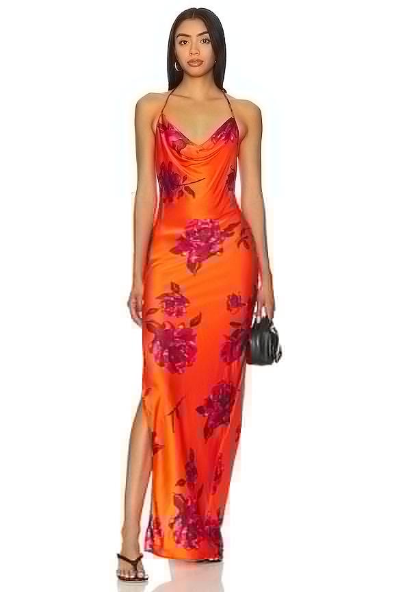 NBD Nicolette Gown in Orange by NBD