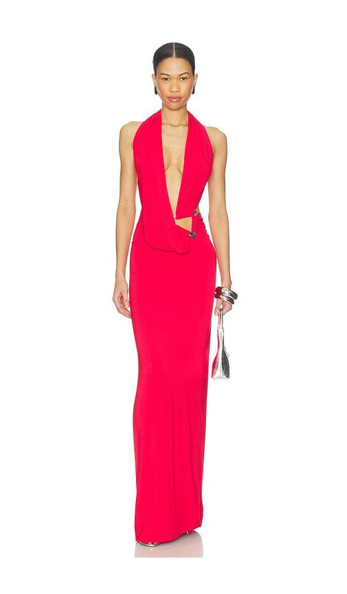 NBD Sabine Gown in Red by NBD