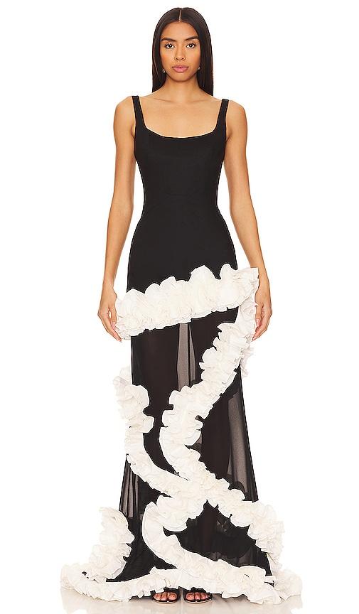 NBD Wisteria Gown in Black by NBD