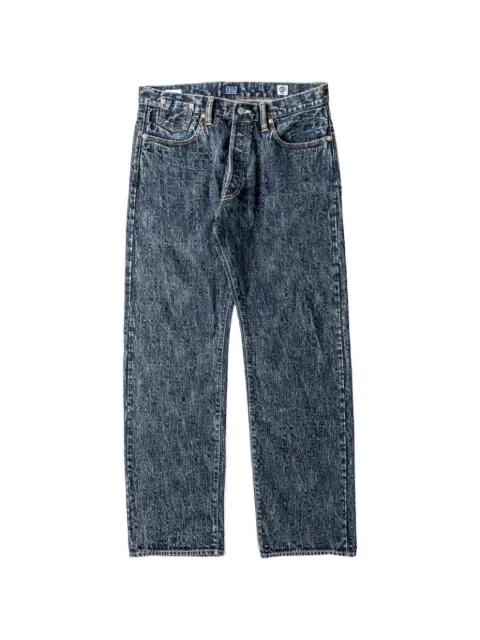 Saiko stonewashed straight-leg jeans by NBDN DENIM
