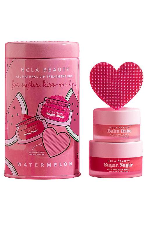 NCLA Lip Care Duo + Lip Scrubber in Watermelon by NCLA