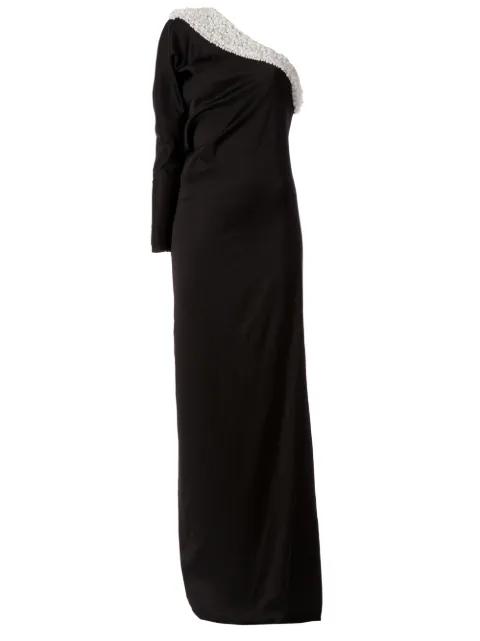 front slit dress by NEDO BY NEDRET TACIROGLU