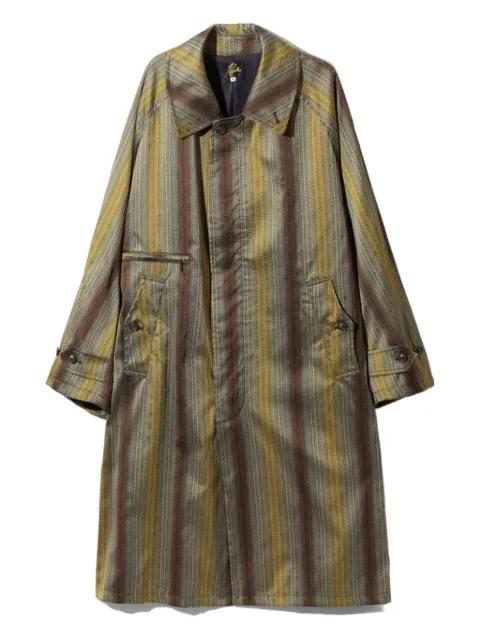 Balcollar striped coat by NEEDLES