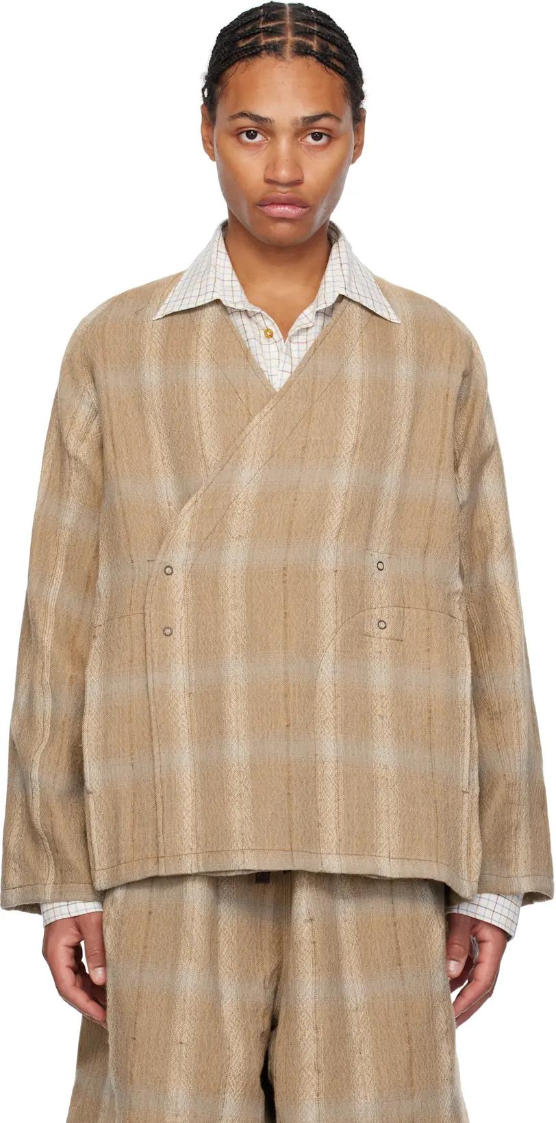 Beige Samue Jacket by NEEDLES