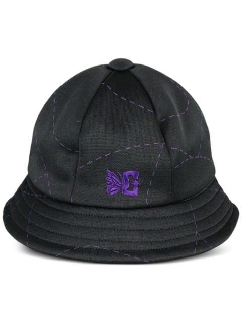 Bermuda embroidered-logo bucket hat by NEEDLES