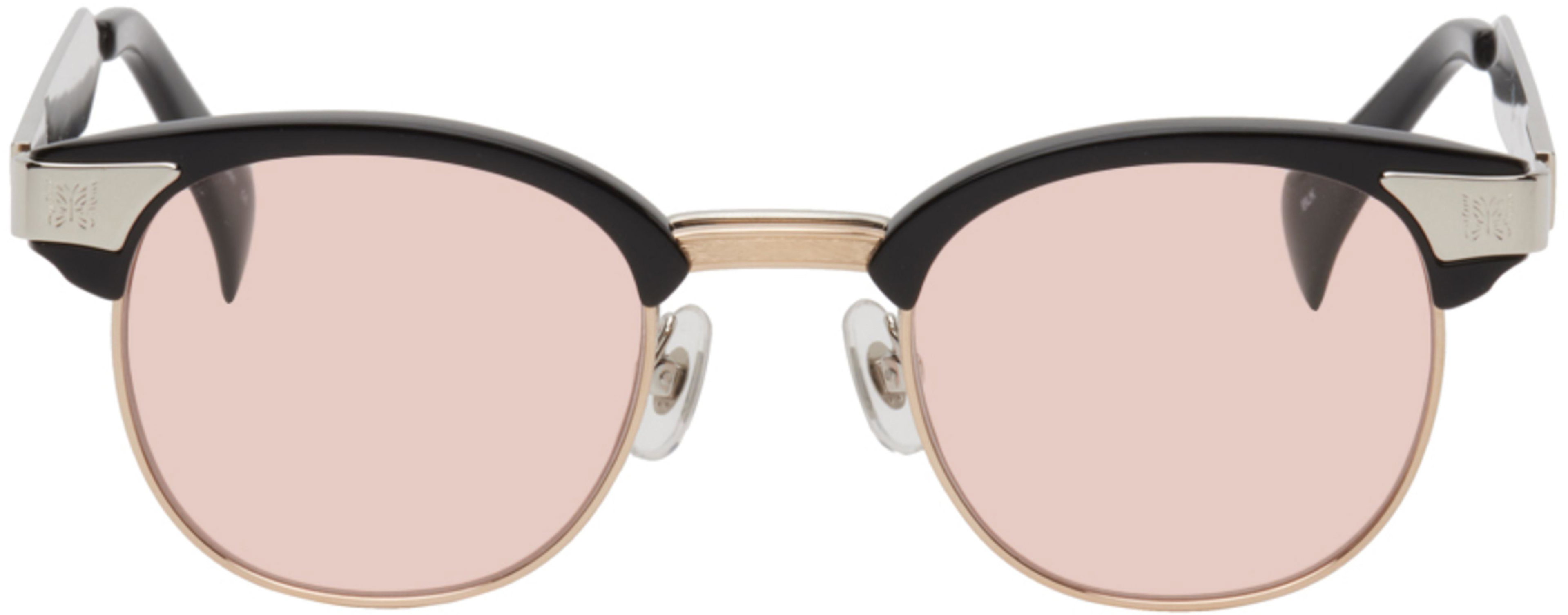 Black Matsuda Edition Papillon Sunglasses by NEEDLES