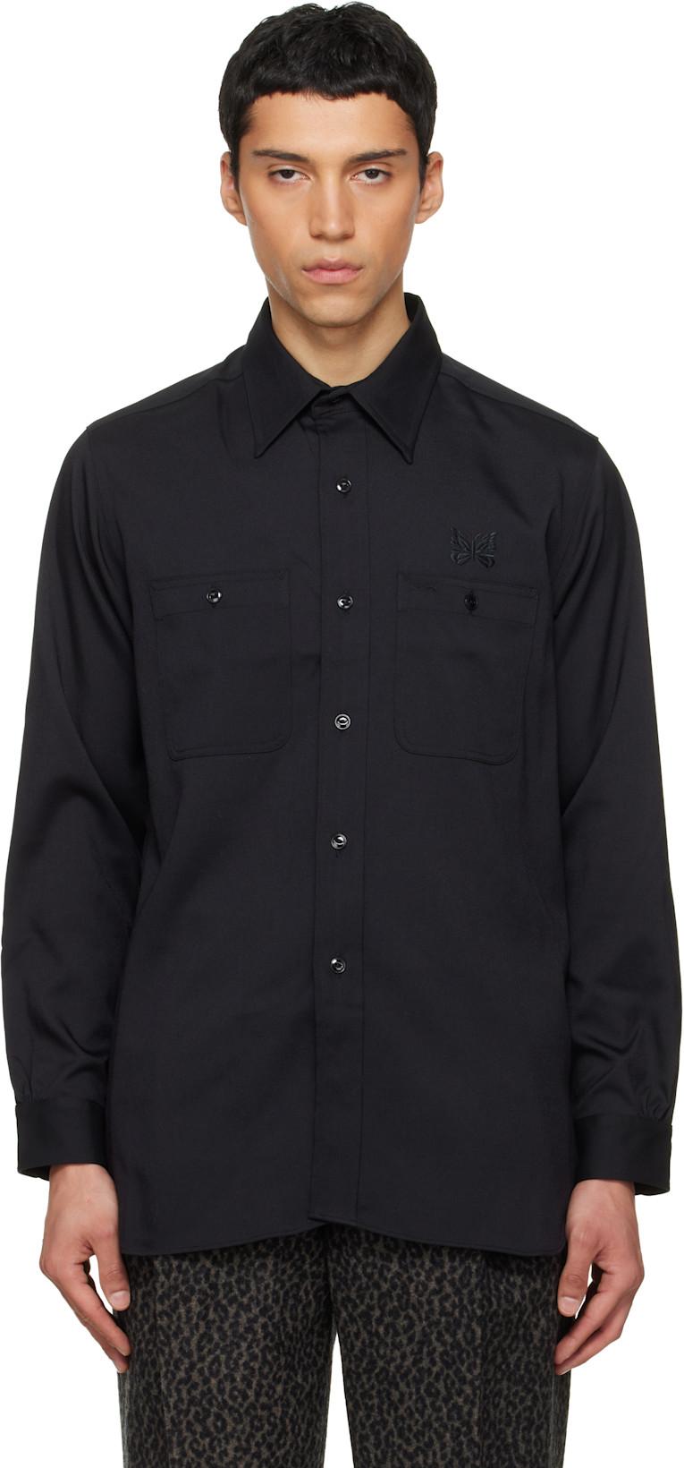 Black Work Shirt by NEEDLES
