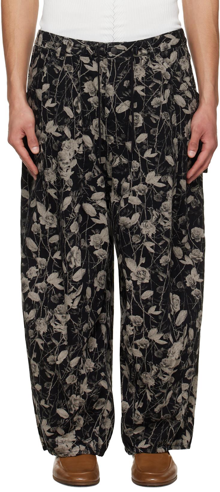 Black & Gray H.D. Jeans by NEEDLES