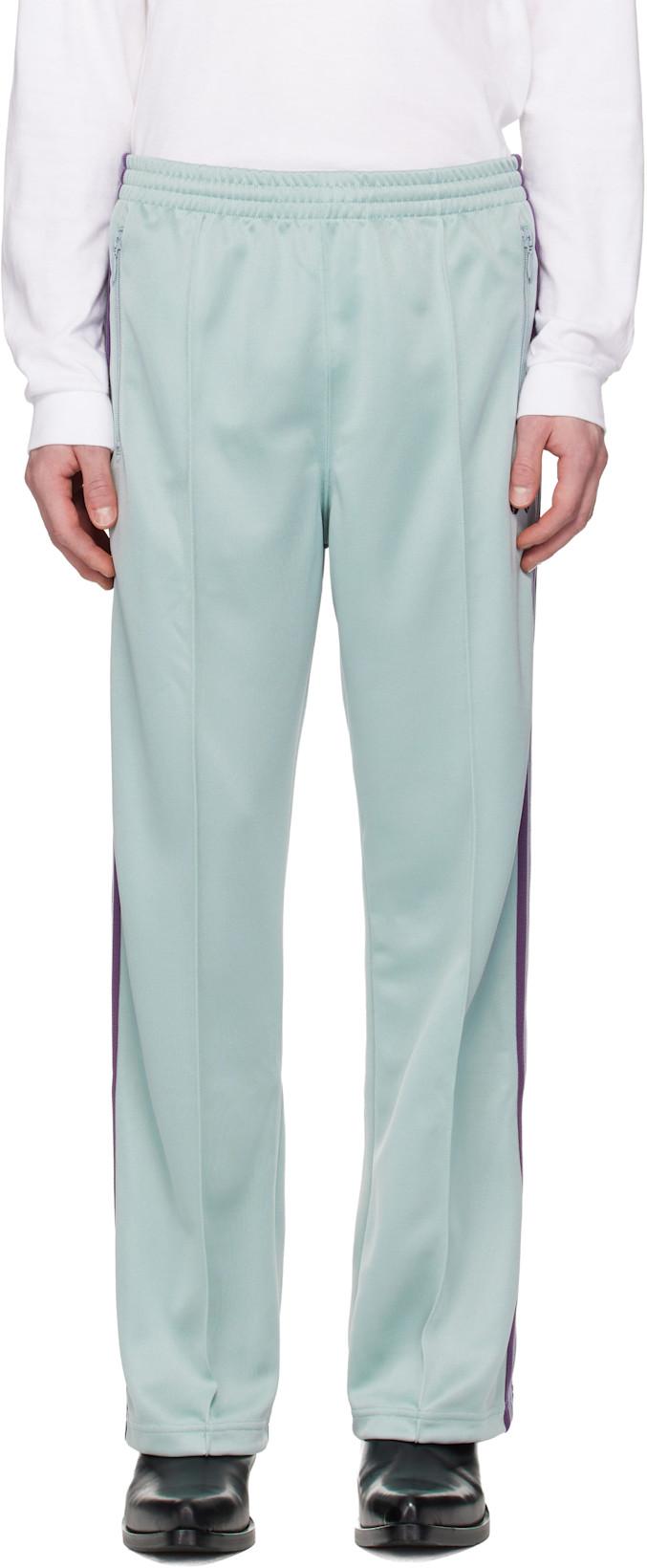 Green Poly Smooth Track Pants by NEEDLES