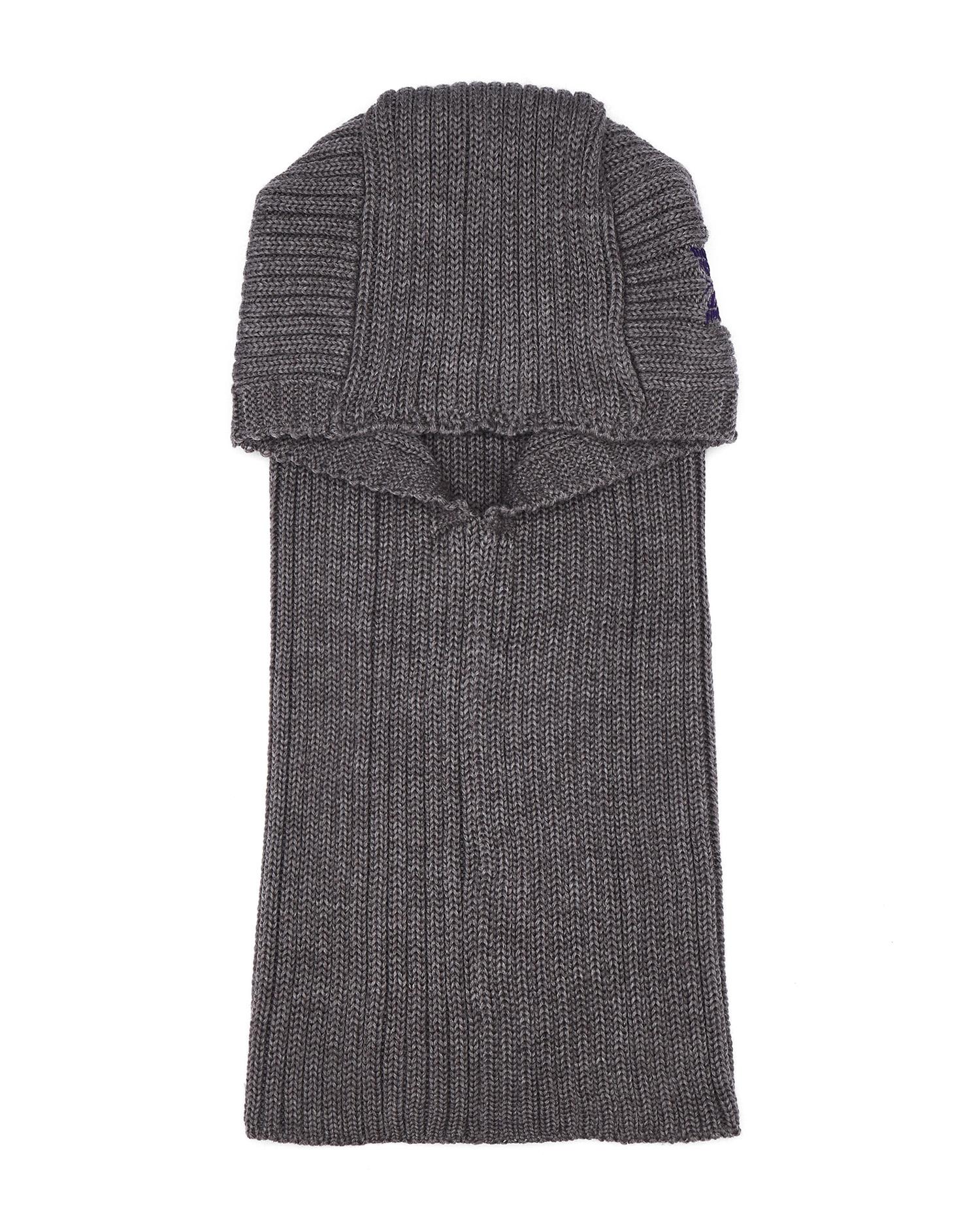 Knit balaclava by NEEDLES