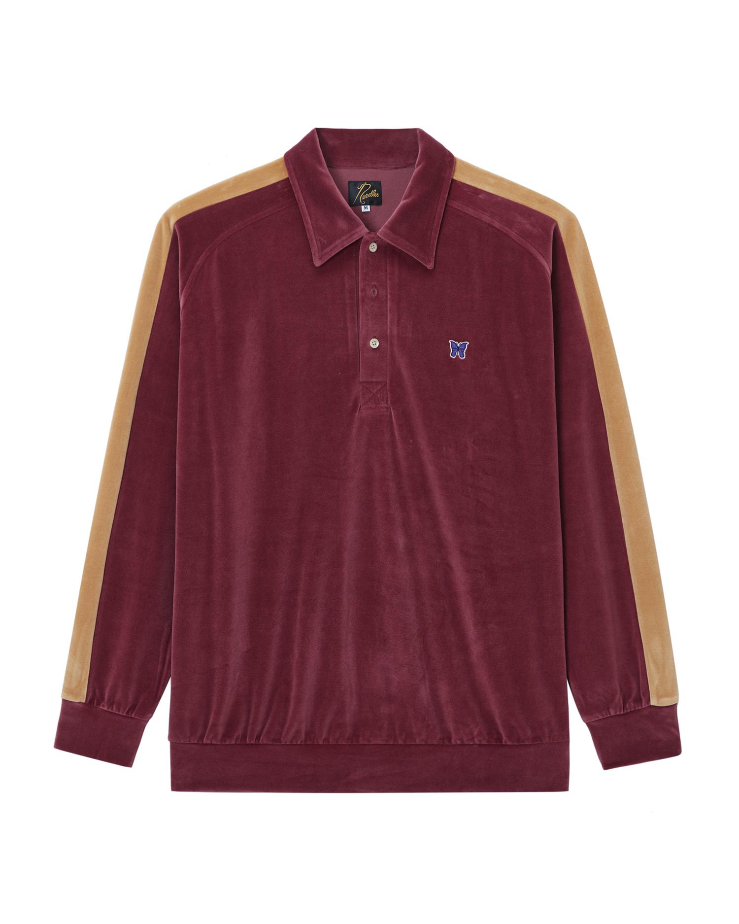 Logo polo long sleeve tee by NEEDLES