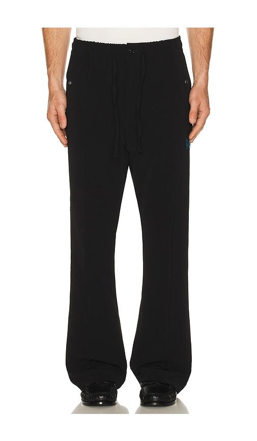 Needles Piping Cowboy Pant Poly Double Cloth in Black by NEEDLES