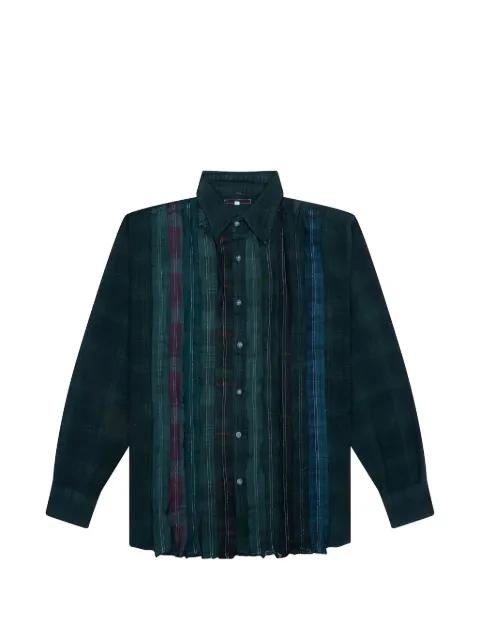 Over Dye flannel shirt by NEEDLES