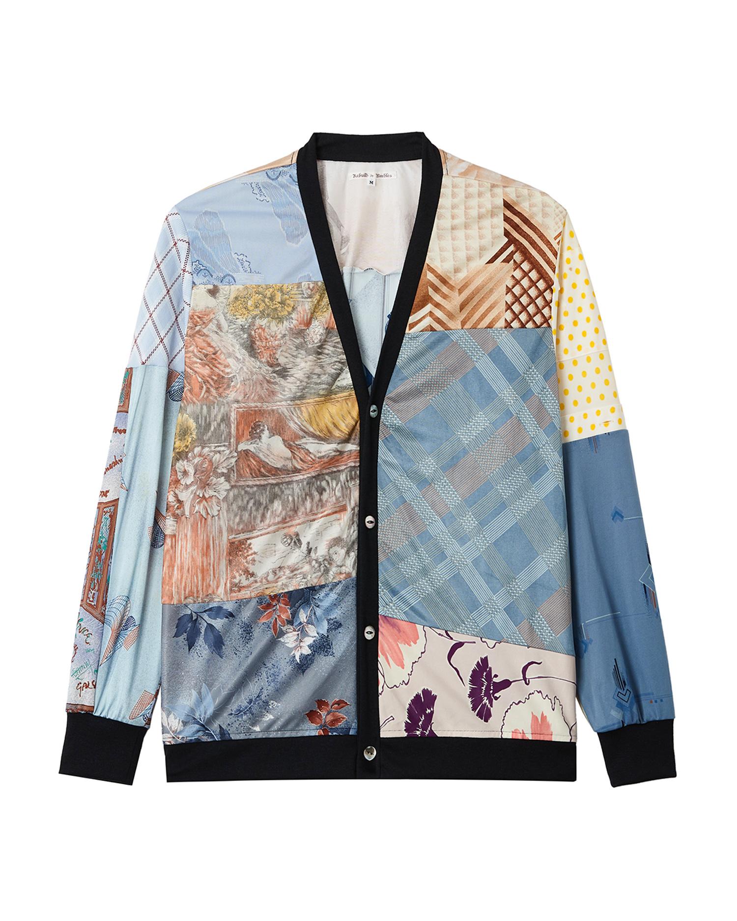 Patchwork cardigan by NEEDLES