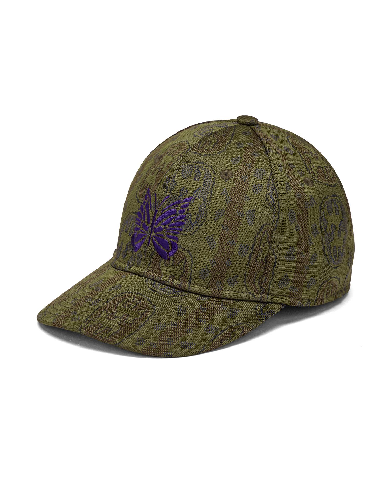 Patterned logo cap by NEEDLES