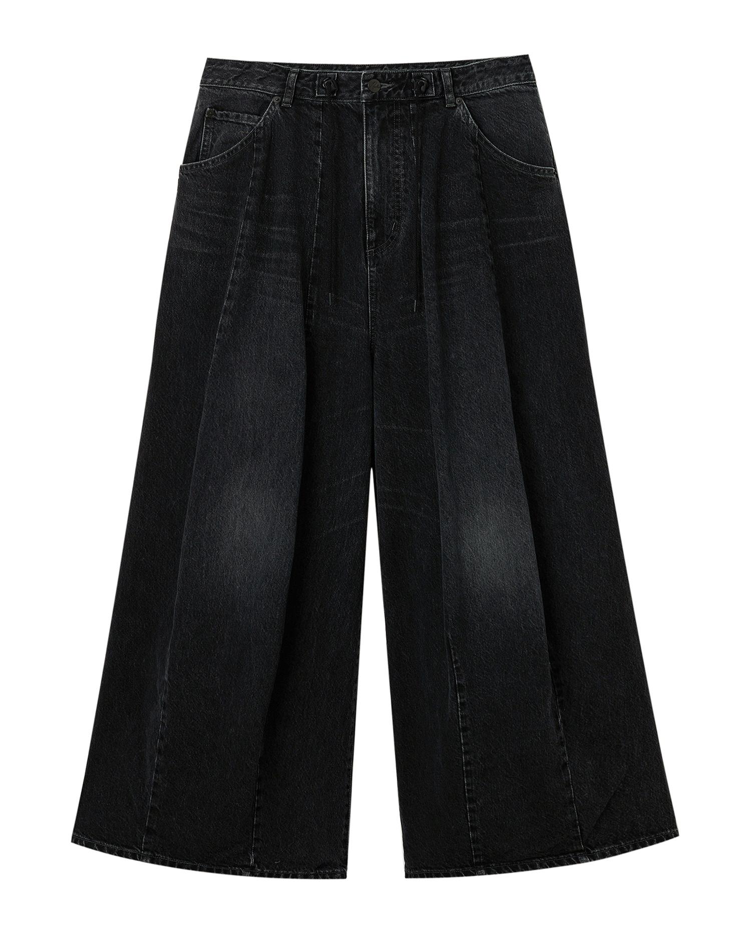 Pleated wide-leg jeans by NEEDLES