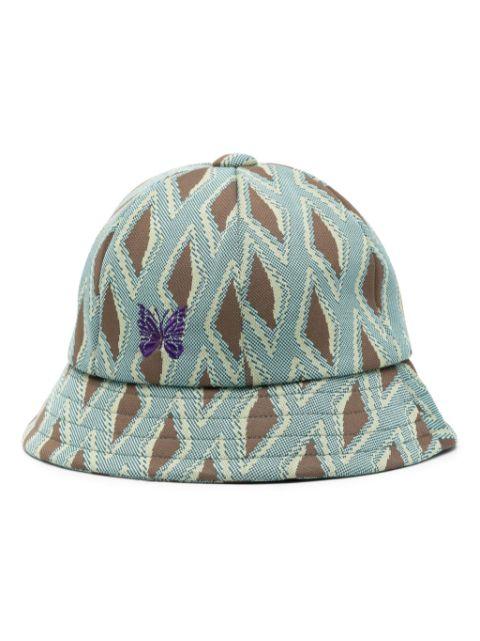 abstract-print bucket hat by NEEDLES