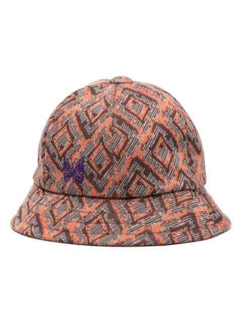 abstract-print bucket hat by NEEDLES