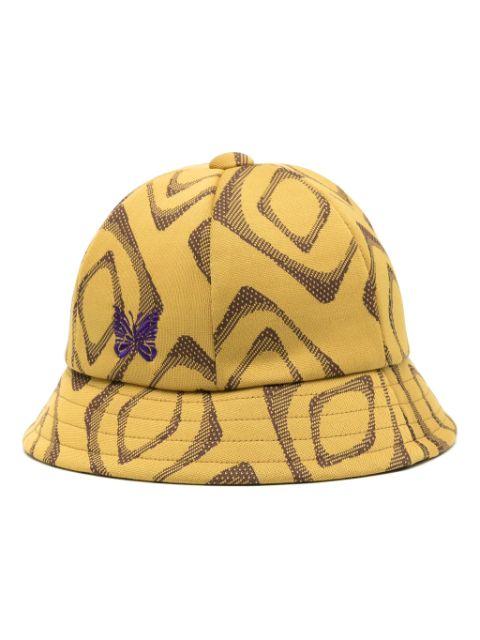 abstract-print bucket hat by NEEDLES
