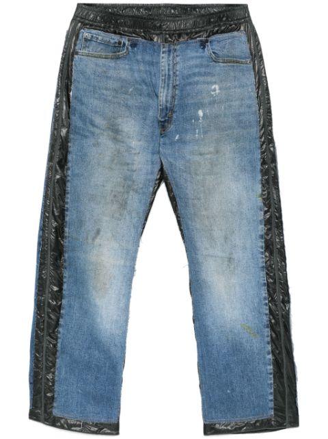 contrasting-trim jeans by NEEDLES
