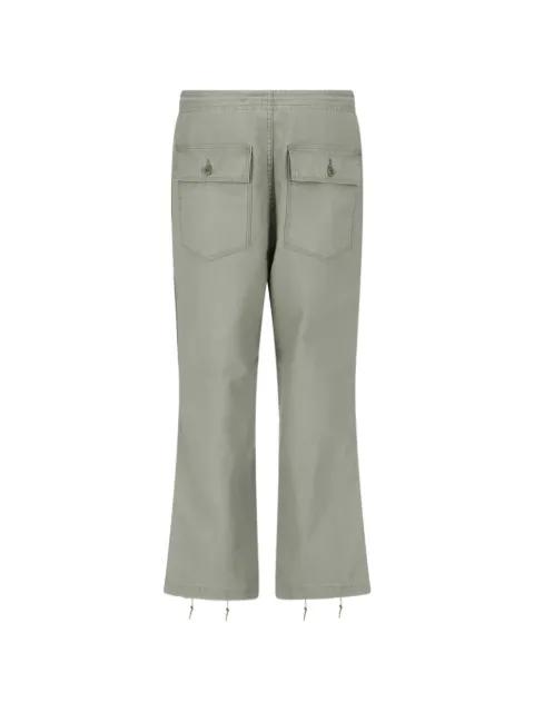drawstring embroidered trousers by NEEDLES