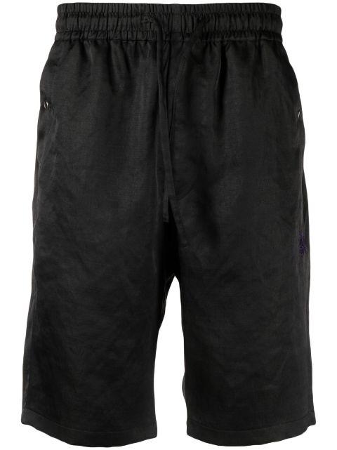 drawstring-waist track shorts by NEEDLES