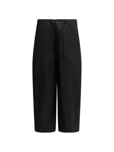 drawstring-waist wide-leg trousers by NEEDLES