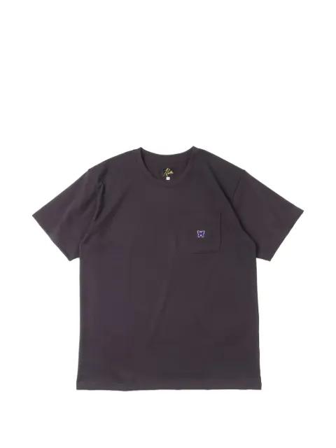 embroidered pocket T-shirt by NEEDLES