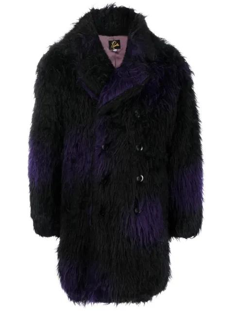 faux-fur coat by NEEDLES